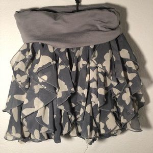 Butterfly mini skirt